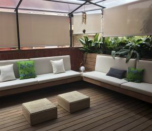 Reforma integral vivienda urbana en Sarrià. Patio Interior. Barcelona