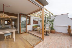 reforma vivienda sostenible. Barcelona. Patio Interior